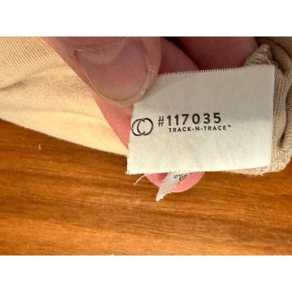 Colored Organics Baby Footed Sleeper 6-12M Clay Tulip Long Sleeve Snap Closure - Picture 5 of 6